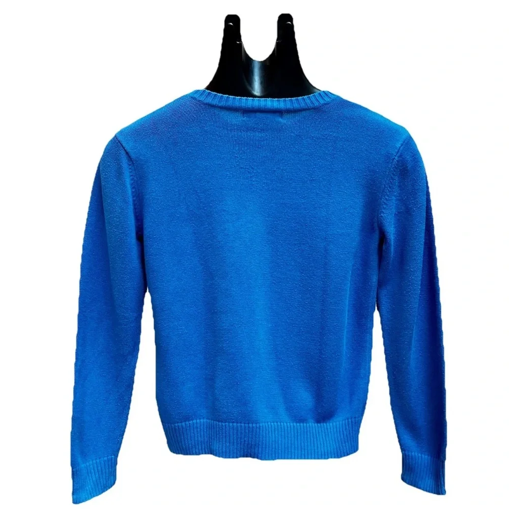 POLO RALPH LAUREN Boy's Cotton Pullover Sweater - Light Royal Blue - Size S